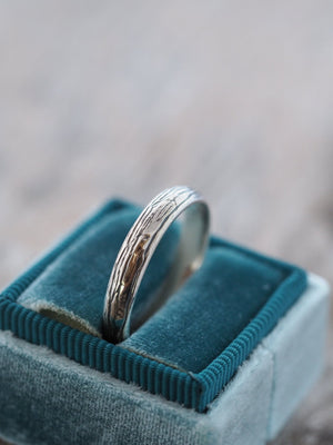 Lines Wedding Band in Silver - Gardens of the Sun | Ethical Jewelry