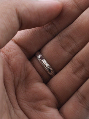 Lines Wedding Band in Silver - Gardens of the Sun | Ethical Jewelry
