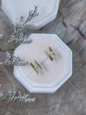 Mali Garnet Earrings with Hidden Gems - Gardens of the Sun | Ethical Jewelry