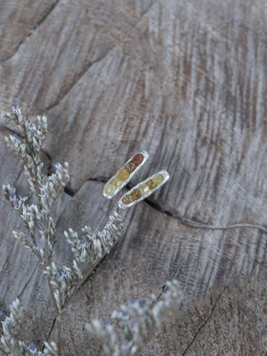 Mali Garnet Earrings with Hidden Gems - Gardens of the Sun | Ethical Jewelry
