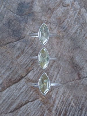 Marquise Citrine Ring - Gardens of the Sun | Ethical Jewelry