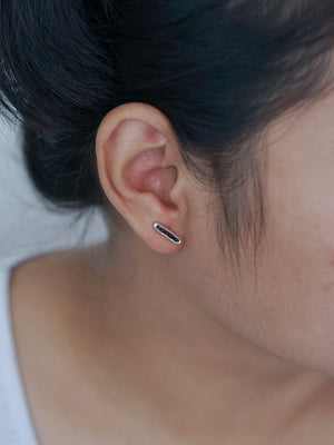 Montana Garnet Earrings with Hidden Gems - Gardens of the Sun | Ethical Jewelry