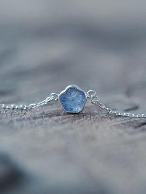 Montana Sapphire Flower Bracelet - Gardens of the Sun | Ethical Jewelry