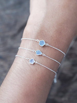 Montana Sapphire Flower Bracelet - Gardens of the Sun | Ethical Jewelry