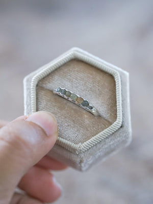 Montana Sapphire Ring with Hidden Gems - Gardens of the Sun | Ethical Jewelry