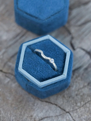 Moonstone Satellite Stacking Band - Gardens of the Sun | Ethical Jewelry