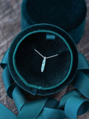 Nevada Turquoise Necklace with Hidden Gems - Gardens of the Sun | Ethical Jewelry