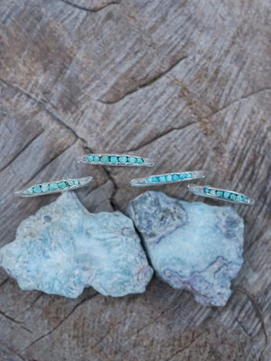 Nevada Turquoise Ring with Hidden Gems - Gardens of the Sun | Ethical Jewelry