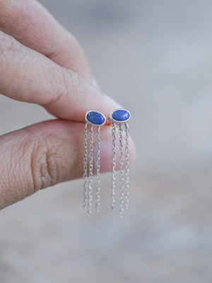 Opal Chain Earrings - Gardens of the Sun | Ethical Jewelry