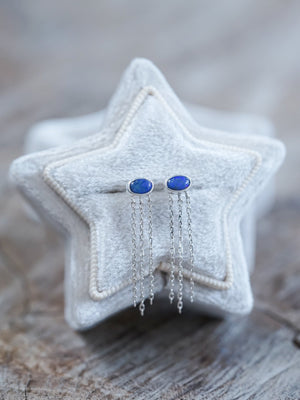 Opal Chain Earrings - Gardens of the Sun | Ethical Jewelry