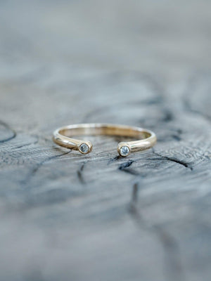 Open Diamond Ring - Gardens of the Sun | Ethical Jewelry