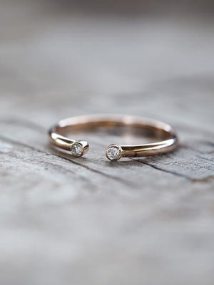 Open Diamond Ring - Gardens of the Sun | Ethical Jewelry
