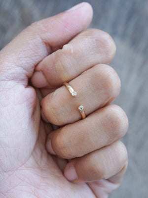 Open Diamond Ring - Gardens of the Sun | Ethical Jewelry