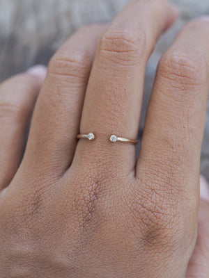 Open Diamond Ring - Gardens of the Sun | Ethical Jewelry