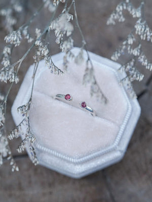Open Garnet Ring - Gardens of the Sun | Ethical Jewelry