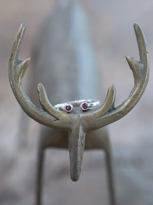 Open Garnet Ring - Gardens of the Sun | Ethical Jewelry