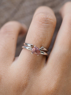 Open Garnet Ring - Gardens of the Sun | Ethical Jewelry