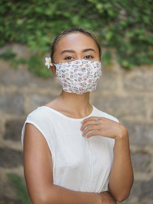 Organic Cotton Face Mask - Gardens of the Sun | Ethical Jewelry