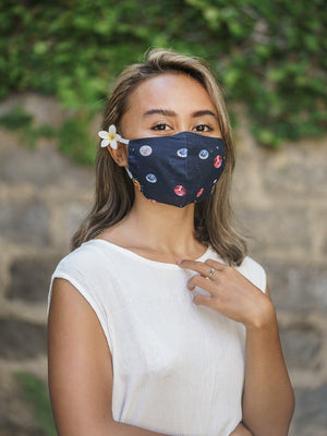 Organic Cotton Face Mask - Gardens of the Sun | Ethical Jewelry