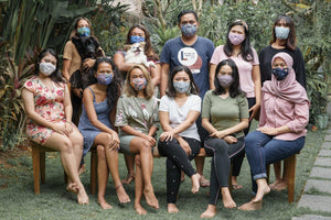 Organic Cotton Face Mask - Gardens of the Sun | Ethical Jewelry