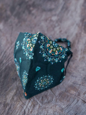 Organic Cotton Face Mask - Gardens of the Sun | Ethical Jewelry