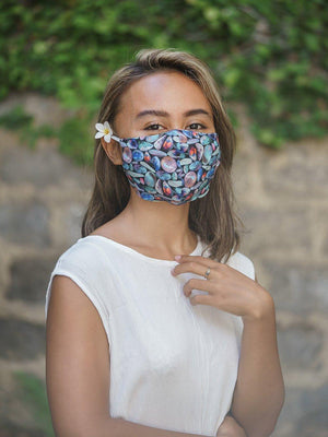 Organic Cotton Face Mask - Gardens of the Sun | Ethical Jewelry