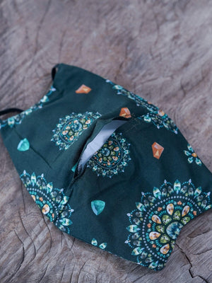 Organic Cotton Face Mask - Gardens of the Sun | Ethical Jewelry
