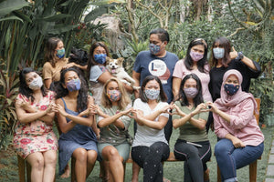 Organic Cotton Face Mask - Gardens of the Sun | Ethical Jewelry