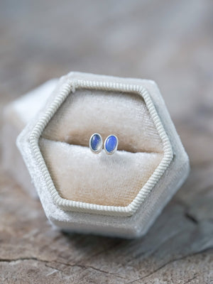 Oval Opal Earrings - Gardens of the Sun | Ethical Jewelry