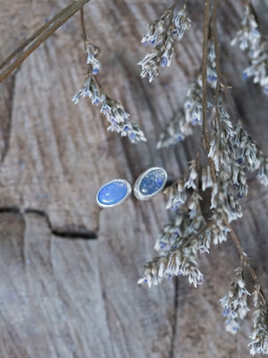 Oval Opal Earrings - Gardens of the Sun | Ethical Jewelry