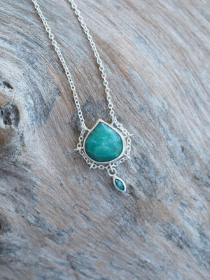 Pear Emerald Necklace - Gardens of the Sun | Ethical Jewelry
