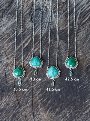 Pear Emerald Necklace - Gardens of the Sun | Ethical Jewelry