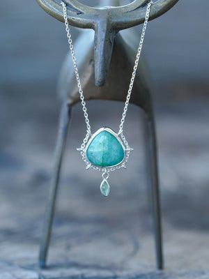 Pear Emerald Necklace - Gardens of the Sun | Ethical Jewelry