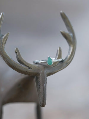Pear Emerald Ring - Gardens of the Sun | Ethical Jewelry