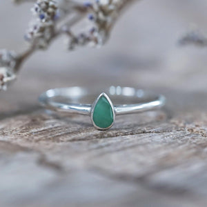 Pear Emerald Ring - Gardens of the Sun | Ethical Jewelry