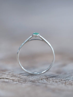 Pear Emerald Ring - Gardens of the Sun | Ethical Jewelry