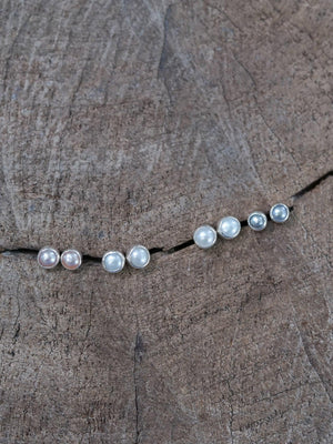 Pearl Button Earrings - Gardens of the Sun | Ethical Jewelry