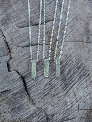 Peridot Necklace with Hidden Gems - Gardens of the Sun | Ethical Jewelry