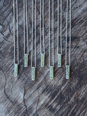 Peridot Necklace with Hidden Gems - Gardens of the Sun | Ethical Jewelry