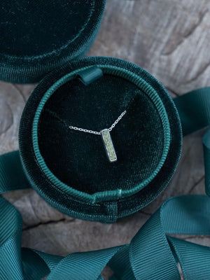 Peridot Necklace with Hidden Gems - Gardens of the Sun | Ethical Jewelry