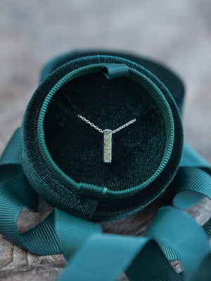 Peridot Necklace with Hidden Gems - Gardens of the Sun | Ethical Jewelry