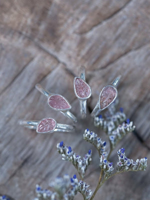 Pink Tourmaline Leaf Ring - Gardens of the Sun | Ethical Jewelry