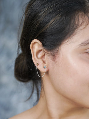 Plain Ear Chains - Gardens of the Sun | Ethical Jewelry