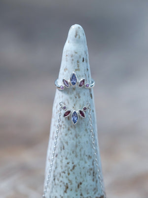 Purple Crown Necklace - Gardens of the Sun | Ethical Jewelry