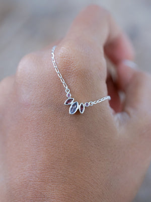 Purple Crown Necklace - Gardens of the Sun | Ethical Jewelry