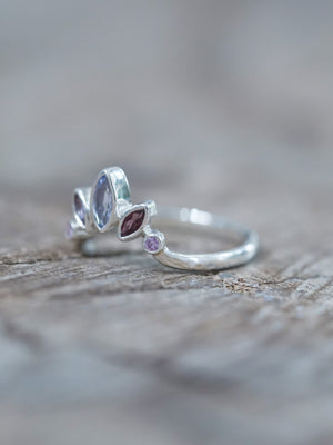 Purple Crown Ring - Gardens of the Sun | Ethical Jewelry