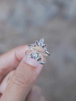 Purple Crown Ring - Gardens of the Sun | Ethical Jewelry
