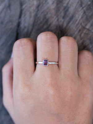 Purple Sapphire Ring - Gardens of the Sun | Ethical Jewelry