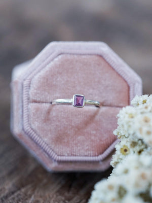 Purple Sapphire Ring - Gardens of the Sun | Ethical Jewelry
