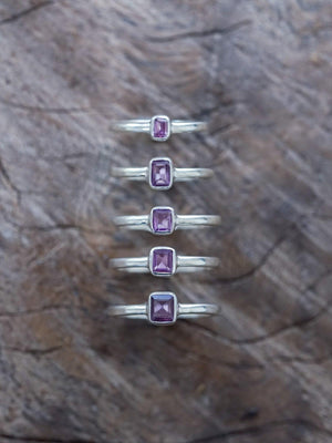 Purple Sapphire Ring - Gardens of the Sun | Ethical Jewelry